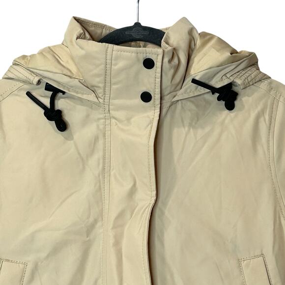 Everlane The ReDown Military Parka Coat Cashew Tan Hooded Women's XL NWT - Picture 8 of 15